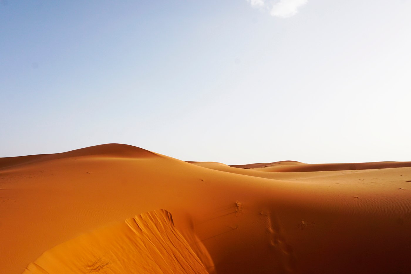 The dunes of Erg Chebbi, Morocco